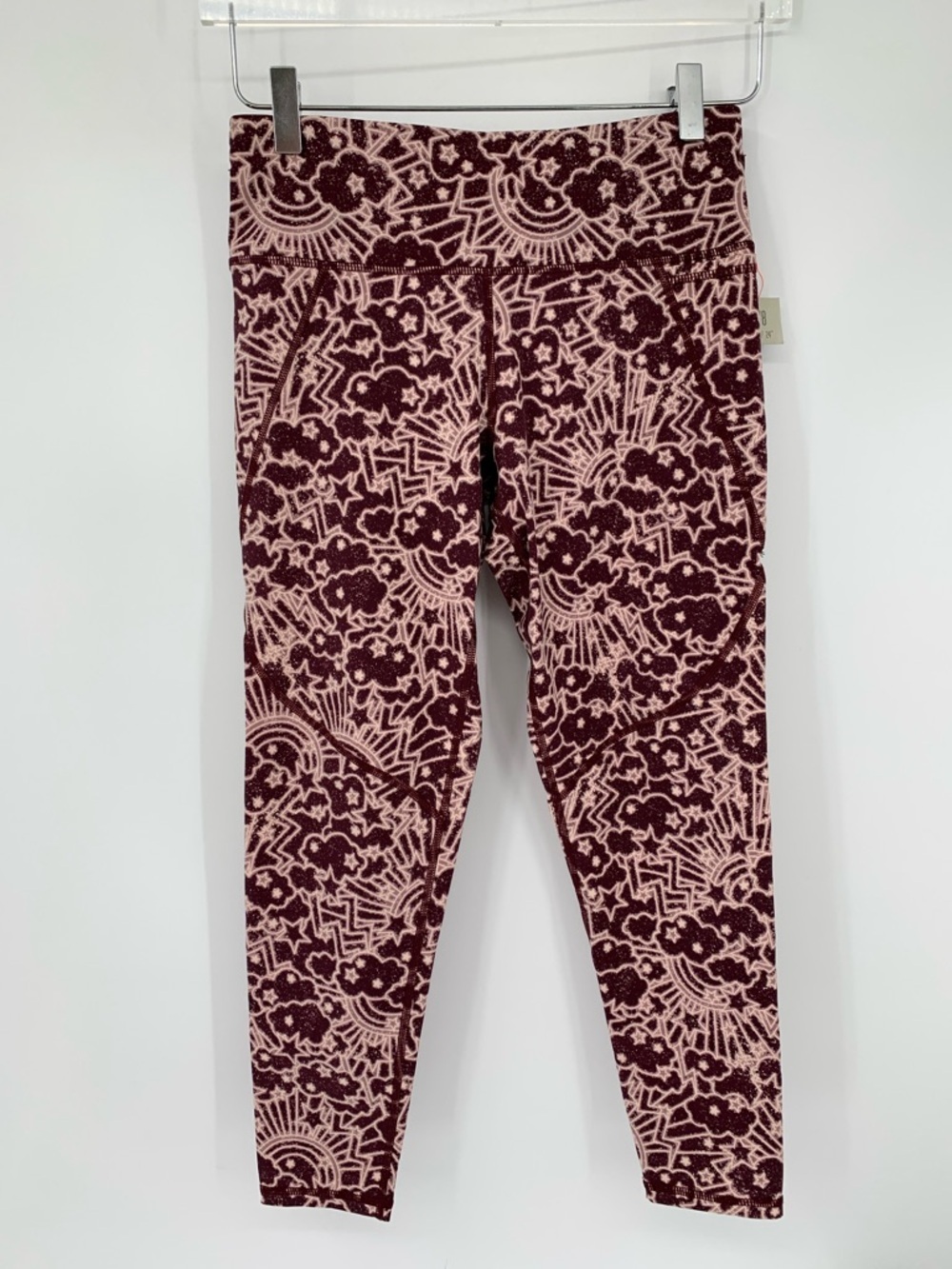 Sweaty Betty Power cropped leggings compression yoga active Celestial star new S